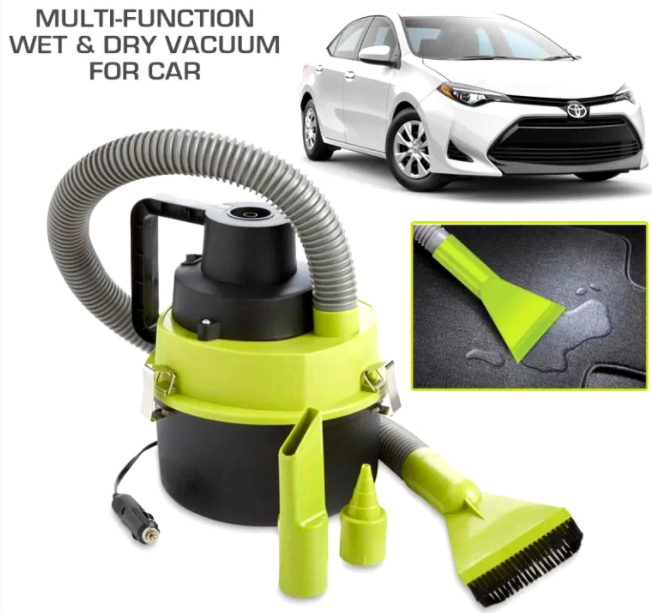 Автомобільний пилосос для сухого та вологого прибирання Wet & Dry Vacuum