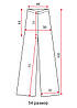 Весняні штани Клеш жіночі великих розмірів/ ділові штани офісні весна літо осінь/посібні/миті, фото 2
