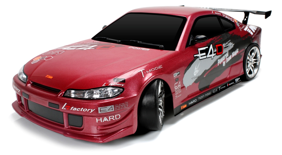 Дрифт 1:10 Team Magic E4D Nissan S15 (червоний)