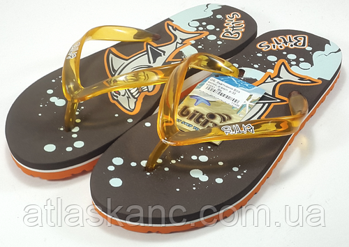 В'єтнамки Bitis силіконові, з акулами р. 32 11406