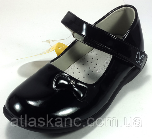 Туфлі Apawwa М211 р. 22 чорні з бантом, фото 1