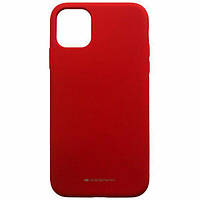 Силиконовый (TPU) чехол MERCURY Silicone Case для Apple iPhone 11 Pro - Red