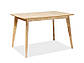 Розкладний кухонний стіл Brando 120-160х80см дубовий шпон в скандинавському стилі Польща, фото 2