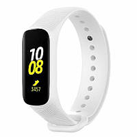 Ремешок Deexe Twill Silicone для Samsung Galaxy Fit E (SM-R375) - White