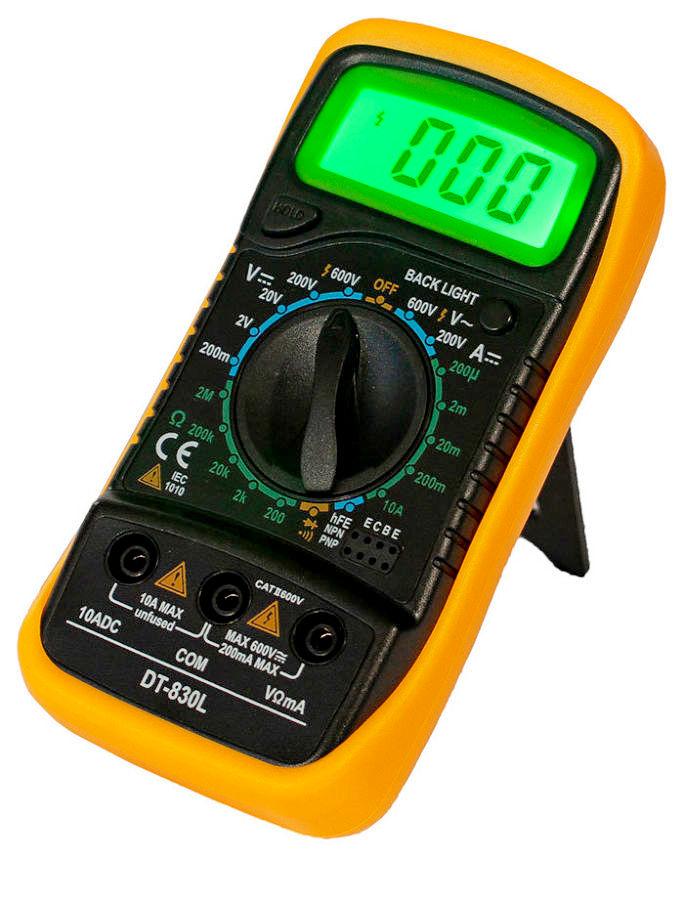 Мультиметр тестер DT-830L, фото 1
