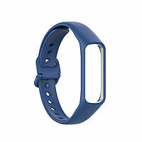 Ремешок Deexe Soft Touch для Samsung Fit E (SM-R375) - Dark Blue