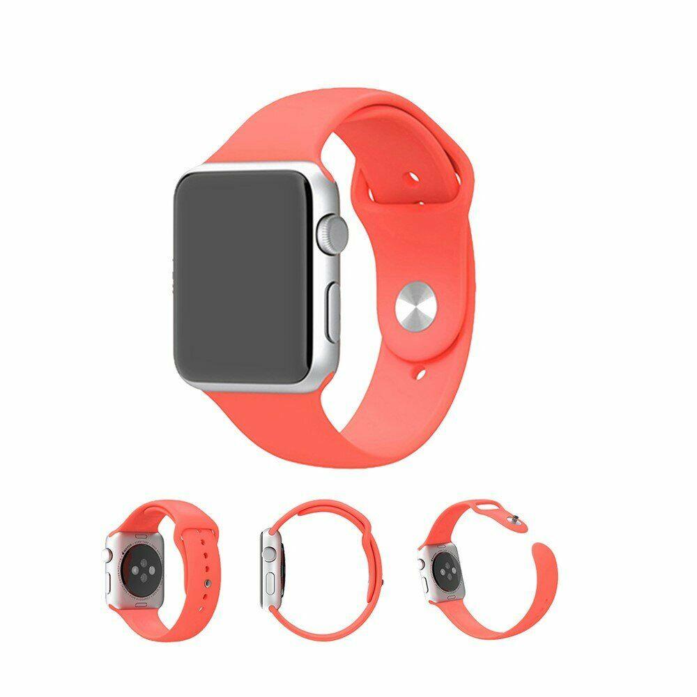 Ремешок UniCase Original Style для Apple Watch 38 / 40 / SE 40 / 41 mm - Watermelon Red - фото 2 - id-p1243122201