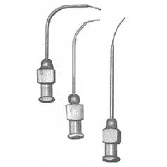 І-60н (Н-217) тупі Голки для промивання слізного каналу (Канюлі з Анелю). (набір 3шт.).