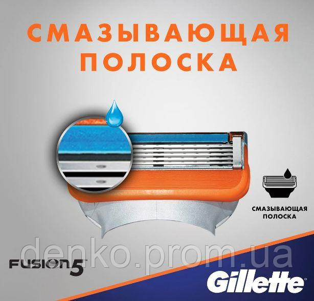 Сменная кассета Gillette Fusion - фото 6 - id-p693193086