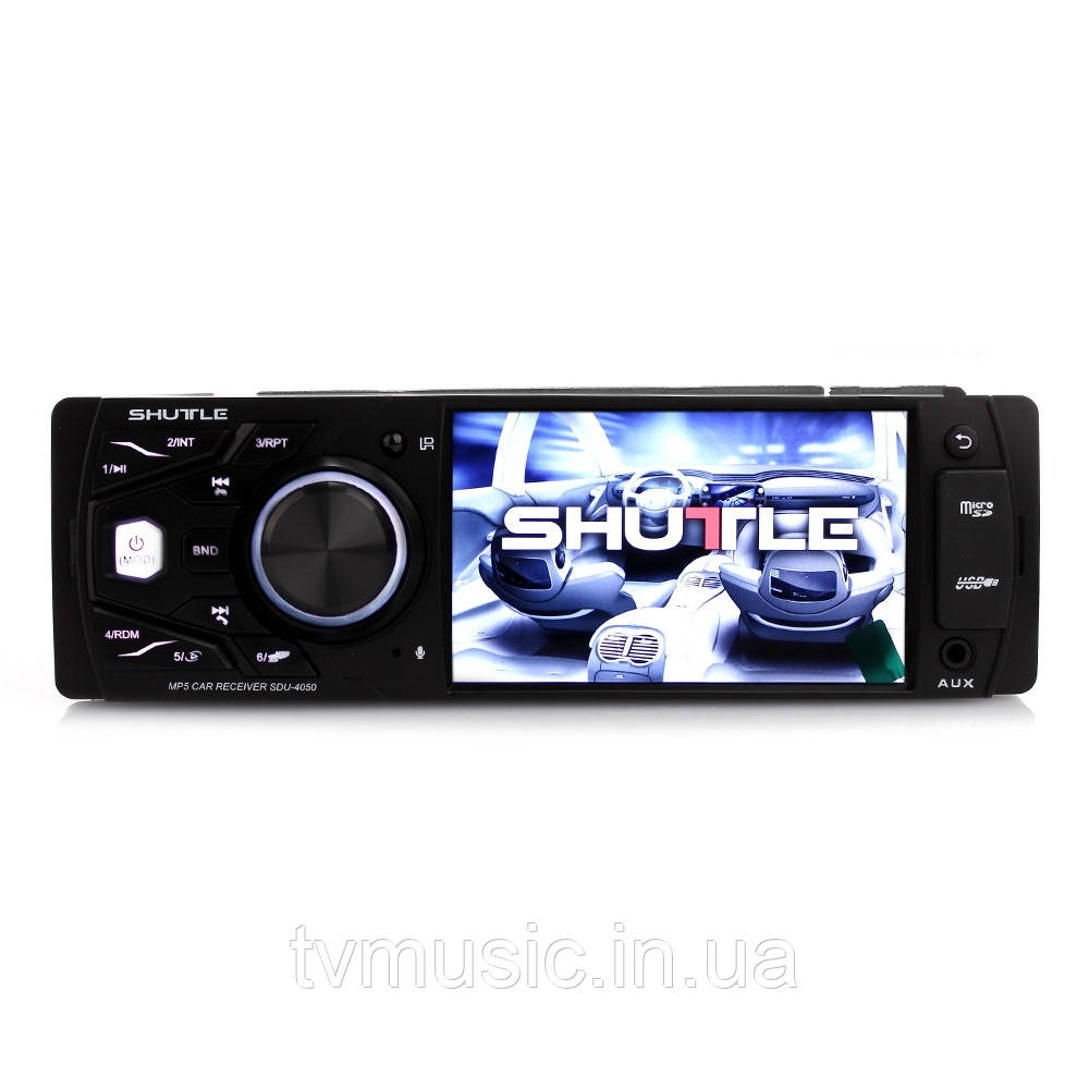 Автомагнітола Shuttle SDU-4050 Black/Multicolor