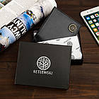 Чоловічий шкіряний гаманець Betlewski з RFID 12 х 9,2 х 3 (BPM-BF-61) - чорний, фото 9