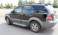 Боковые подножки (площадки) Line для Kia Sorento (2002+)