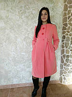 Пальто классика демисезонное Pregnant Style Helen 44 розовое