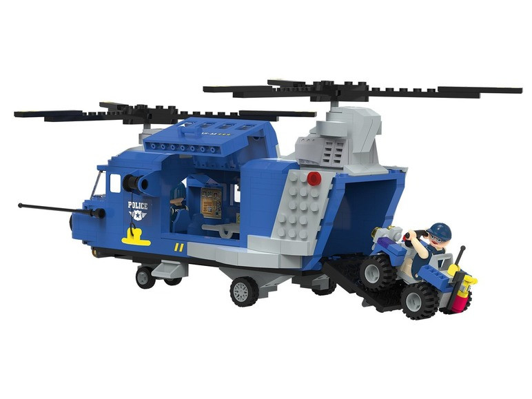 Конструктор Вертоліт з квадроциклом PlayTive Police 390 ел Німеччина, фото 1
