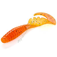 Силикон FishUp Fancy Grub 2" (10шт), #049 - Orange Pumpkin/Black (уп)