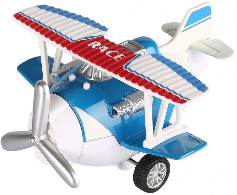 Самолет металлический Same Toy Aircraft, синий, фото 1