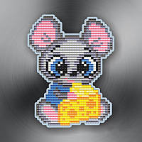 Алмазна Магніт дитячий Мишеня з сиром