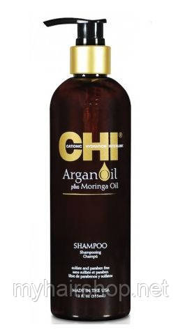 Шампунь відновлювальний CHI Argan Oil Shampoo 340 мл, фото 1