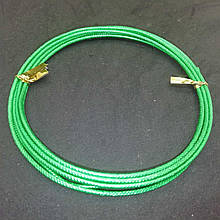 Дріт художній декоративний круглий рельєфний  1,5 мм салатовий, 3 метра