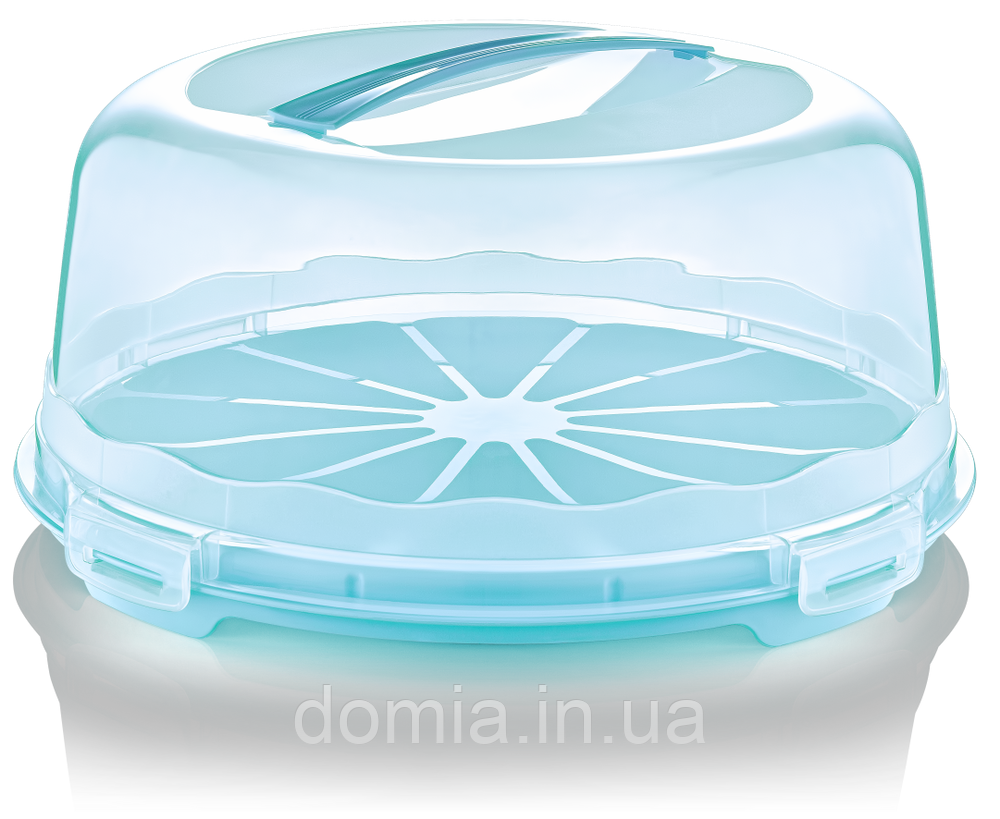 Тортовниця круглая DUNYA PLASTIK ТУРЦИЯ 30Ø*15(в) 30306