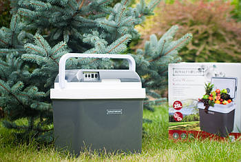 Портативний автомобільний холодильник із підігрівом Royalty Line RL — 25 л