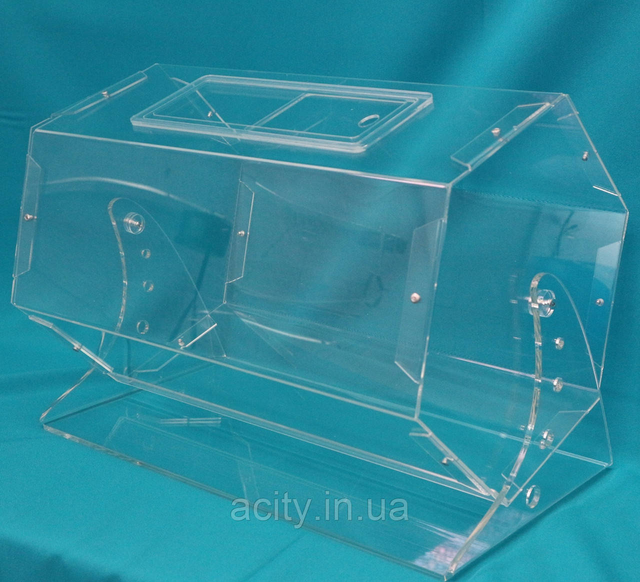 Прозорий Лототрон 120 літрів. Лотерейний барабан для проведення акцій ...