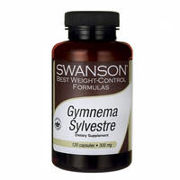 Swanson Gymnema Sylvestre - для поддержки нормального уровня сахара в крови, 300 мг, 120 кап.