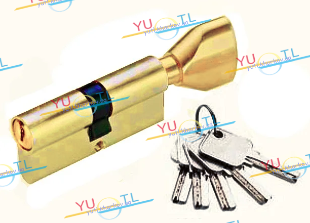 Цилиндровый механизм YUTL 65 мм (25х10х30) - фото 1 - id-p15557451