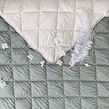 Ковдра полуторна тканини холлофайбер "ODA" 155*210 Стьобана ковдру ODA, фото 2