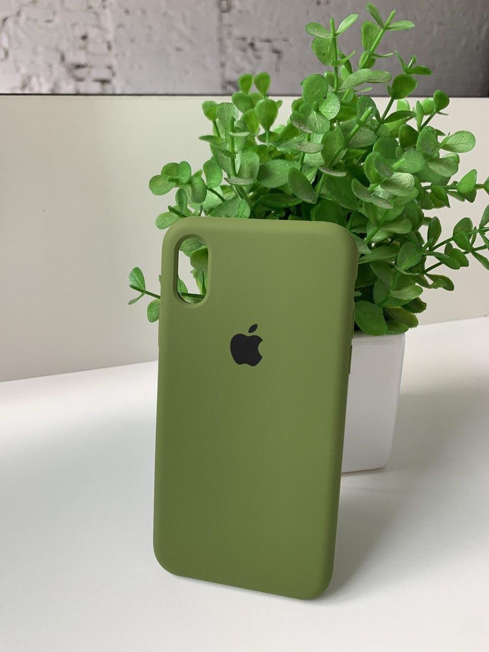 Чохол iPhone X Xs зелений