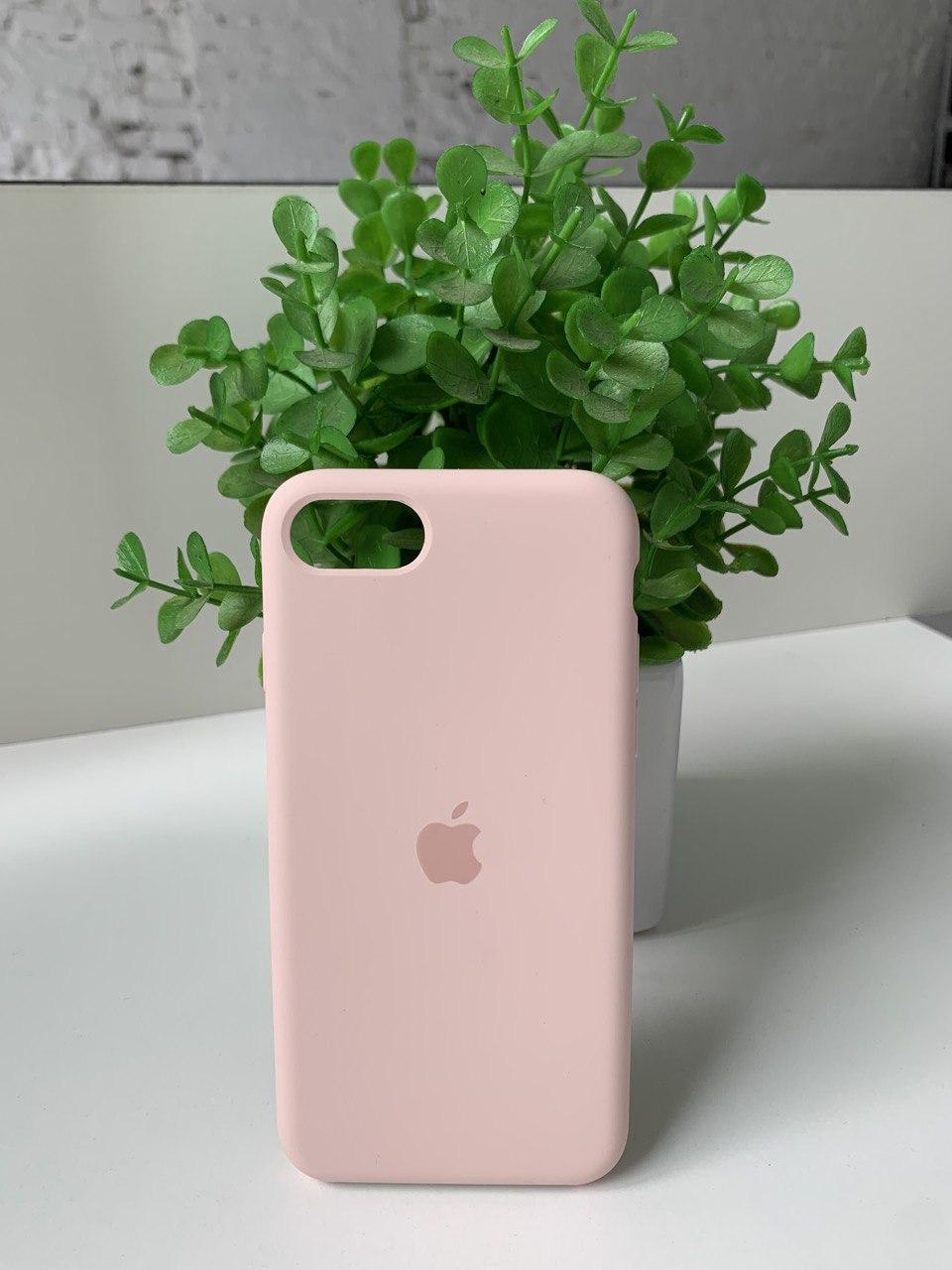 Чохол силіконовий для Айфон 7 8 SE 2020 / Iphone 7 8 SE 2020 рожевий "Original Silicone case"