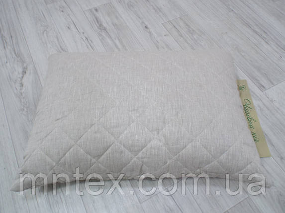 Подушка конопляна 50*70 см, покриття льон, фото 2