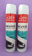 Сільвер Silver спрей-фарба відновлювач для гладкої шкіри 250 мл чорний, фото 4