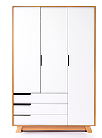 Дитяча шафа Верес Манхеттен 1200 з ящиками Біло-Букова, фото 2