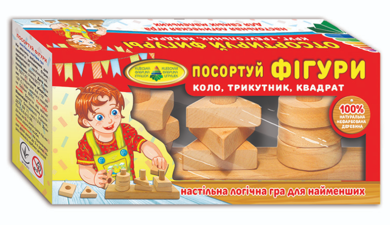Настільна гра Розоритируй фігури дерево Енергія плюс