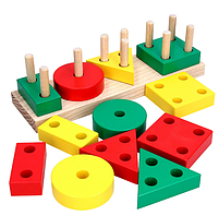 Гра-сортер Гео Класик А311 Komarovtoys – Розвиваюча іграшка для дітей, фото 3