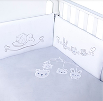 Комплект в дитяче ліжечко Верес Ring toys white-gray 6 одиниць, фото 4