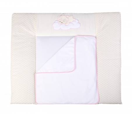 Пеленальний матрацик Верес Sleepyhead pink 72х80 см Тканинний