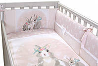 Постільний комплект Верес Summer pink bunny 6 предметів, фото 2