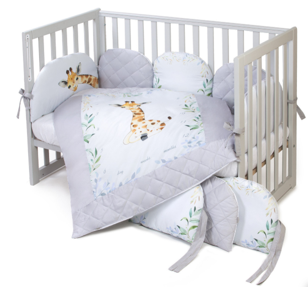 Постільний комплект в ліжечко Baby Veres Giraffe 6 предметів