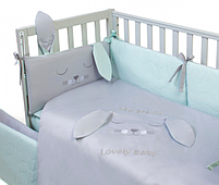 Постільний комплект в ліжечко Верес Lovely baby 6 предметів, фото 3