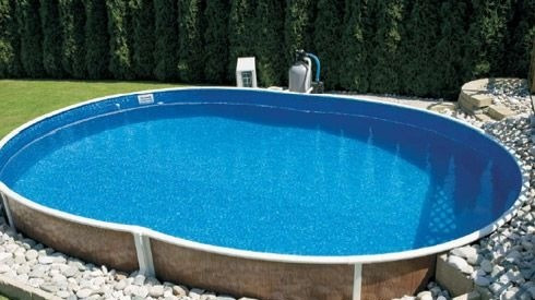 Збірний овальний басейн (11 x 5 х 1.5 м) Hobby Pool Toscana, плівка 0.8 мм