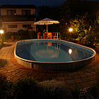 Збірний овальний басейн (11 x 5 х 1.2 м) Hobby Pool Toscana, плівка 0.6 мм, фото 4