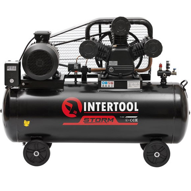 Компресор 200 л INTERTOOL PT-0040