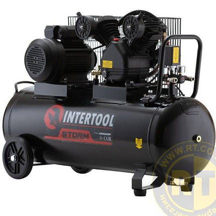 Компресор 200 л INTERTOOL PT-0040, фото 2