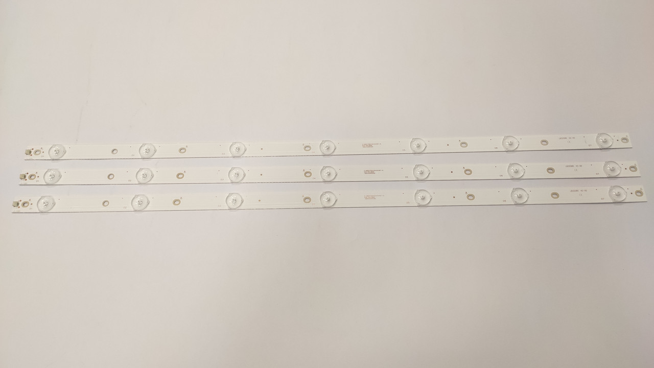 KIT 3 BARRE STRIP LED PER TV PHILIPS GJ-2K15 D2P5-315 D307-V1 32PHT41 TPT315B5 - Foto 13