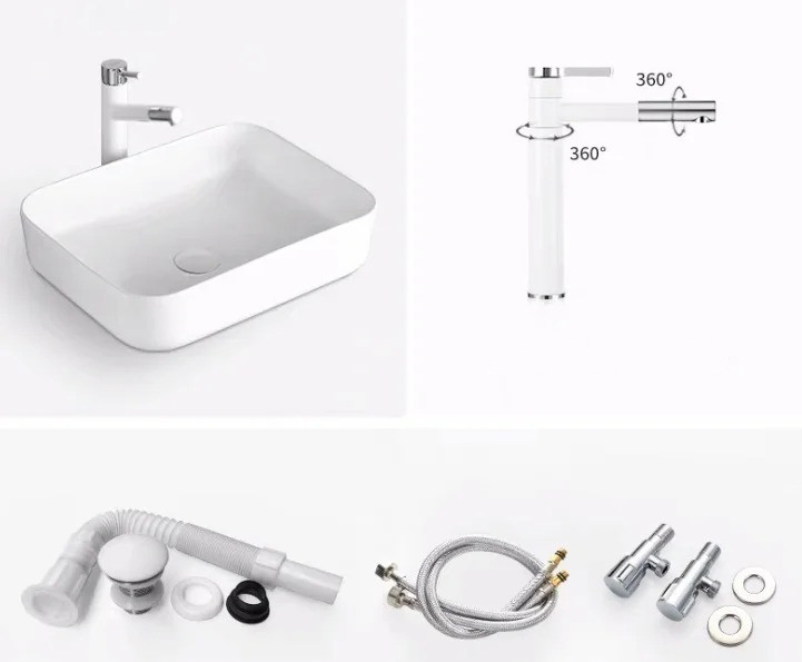 Раковина накладна Beauvaia RD-273-7, фото 1