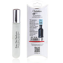 Парфумована вода міні-флакон 20 ml Christian for men K-20 № 016