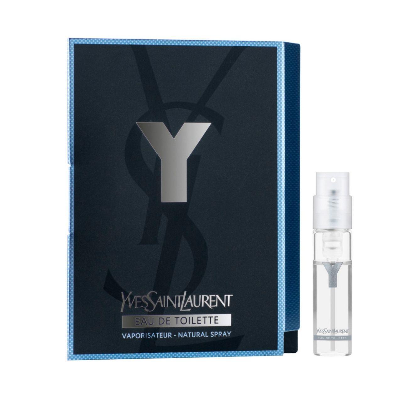 Свіжа чоловіча туалетна вода Yves Saint Laurent Y 1,2ml пробник оригінал, літній деревний фужерний аромат, фото 1