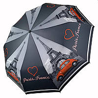 Полуавтоматический женский зонт с красивым рисунком